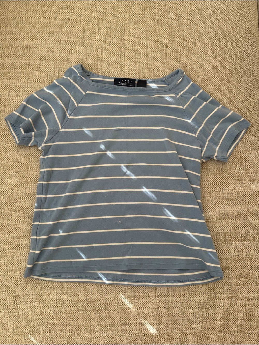 Sorta Blue Striped Short Sleeve Tee